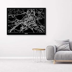 Gario Vászonkép Bern város terve Méret: 60 x 40 cm