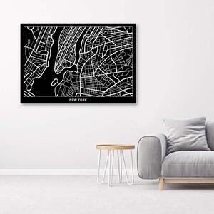 Gario Vászonkép New York város terve Méret: 60 x 40 cm