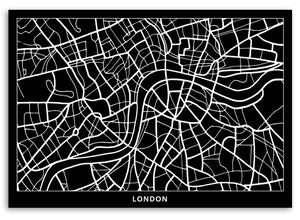 Gario Vászonkép Londo városrendezési terve Méret: 60 x 40 cm