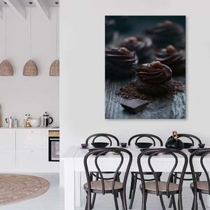 Gario Vászonkép Étcsokoládé desszert Méret: 40 x 60 cm