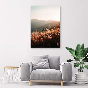 Gario Vászonkép Rét és hegyek Méret: 40 x 60 cm