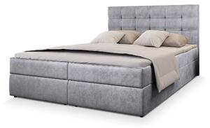 GLOS M ágyneműtartós boxspring ágy 140x200 - szürke