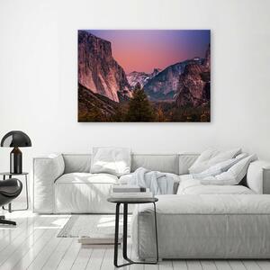 Gario Vászonkép Hajnal a hegyekben Méret: 60 x 40 cm