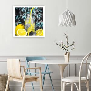 Gario Vászonkép Ital és citrom Méret: 30 x 30 cm