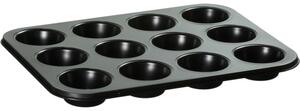 Ambition Lukrecja muffin sütőforma 12 adaghoz fekete