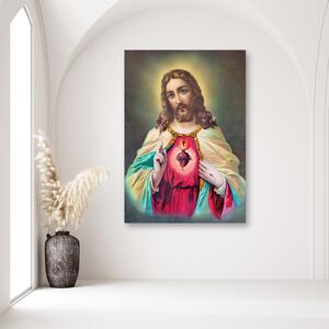 Gario Vászonkép Jézus Krisztus szíve Méret: 40 x 60 cm