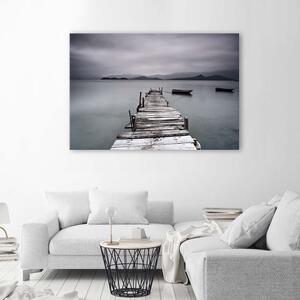 Gario Vászonkép Téli tó Méret: 60 x 40 cm