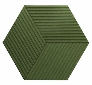 CORKBEE Stripe green zöld parafa hőszigetelő falburkoló panel