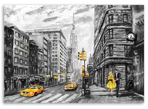 Gario Vászonkép Utca New Yorkban Méret: 60 x 40 cm