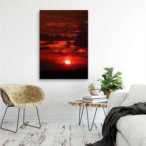 Gario Vászonkép Vörös naplemente Méret: 40 x 60 cm