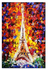 Gario Vászonkép Festett Eiffel torony Méret: 40 x 60 cm