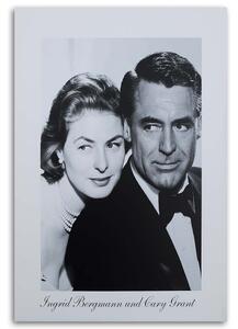 Gario Vászonkép Ingrid Bergmann és Cary Grant Méret: 40 x 60 cm