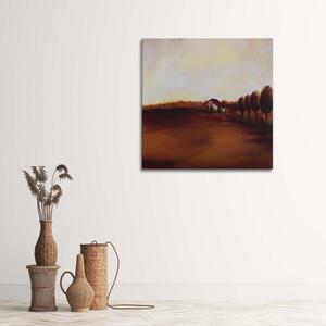 Gario Vászonkép Őszi kilátás a vidéken Méret: 30 x 30 cm