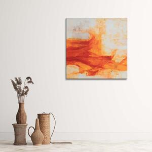 Gario Vászonkép Narancssárga akvarell minta Méret: 30 x 30 cm