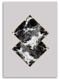 Gario Vászonkép Négyzetek összetétele Méret: 40 x 60 cm
