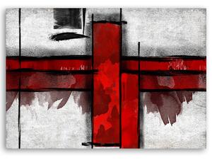 Gario Vászonkép Piros téglalapok Méret: 60 x 40 cm