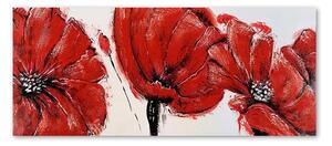 Gario Vászonkép 3 piros pipacs Méret: 90 x 30 cm