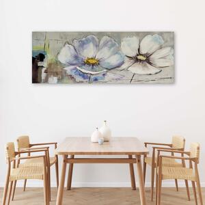 Gario Vászonkép Két virág Méret: 90 x 30 cm