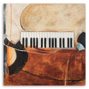 Gario Vászonkép Absztrakt zongorabillentyuk Méret: 30 x 30 cm