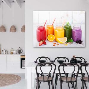 Gario Vászonkép Egészséges gyümölcskoktélok Méret: 60 x 40 cm