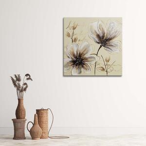 Gario Vászonkép Festett virágok Méret: 30 x 30 cm