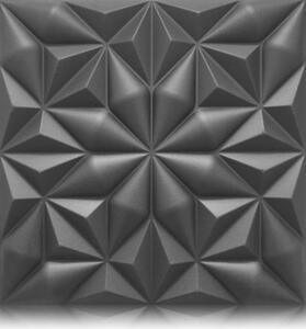 Polistar Onyx fekete mintás beltéri polisztirol falpanel (50x50cm)