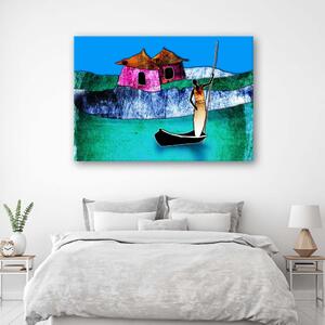 Gario Vászonkép No egy csónakban Méret: 60 x 40 cm