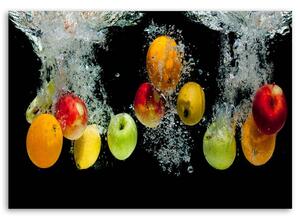 Gario Vászonkép Friss gyümölcs vízben Méret: 60 x 40 cm