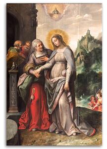 Gario Vászonkép Szent Erzsébet látogatása francken antwerpen Méret: 40 x 60 cm