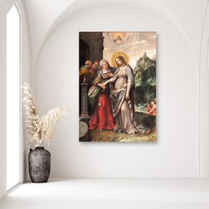 Gario Vászonkép Szent Erzsébet látogatása francken antwerpen Méret: 40 x 60 cm