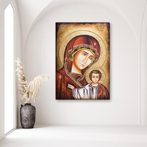 Gario Vászonkép Szuz Mária és gyermeke, bizánci ikon bratislava, segovia Méret: 40 x 60 cm