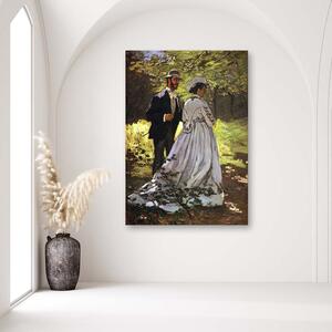 Gario Vászonkép Bazille és Camille - Claude Monet, reprodukció Méret: 40 x 60 cm