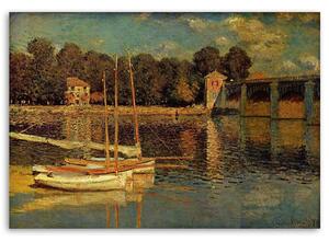 Gario Vászonkép Argenteuil-i híd - Claude Monet, reprodukció Méret: 60 x 40 cm