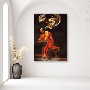 Gario Vászonkép Szent Máté és az angyal - Michelangelo Merisi da Caravaggio, reprodukció Méret: 40 x 60 cm