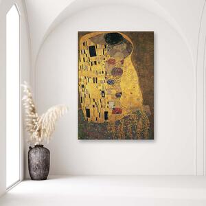 Gario Vászonkép Csók - Gustav Klimt, reprodukció Méret: 40 x 60 cm