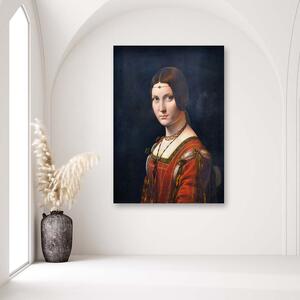 Gario Vászonkép La belle feronierre - Leonardo da Vinci, reprodukció Méret: 40 x 60 cm