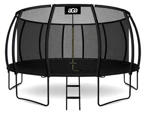 Aga SPORT EXCLUSIVE Trambulin 500 cm Fekete + védőháló + létra