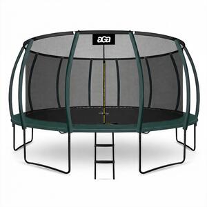 Aga SPORT EXCLUSIVE Trambulin 500 cm Sötétzöld + védőháló + létra