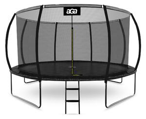 Aga SPORT EXCLUSIVE Trambulin 366 cm Fekete + védőháló + létra