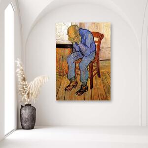 Gario Vászonkép Öregember szomorúságban - Vincent van Gogh reprodukció Méret: 40 x 60 cm