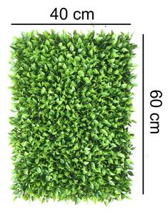 GD226 40×60 cm élethű műanyag zöldfal növényfal panel, műnövény dekor