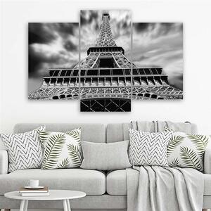 Gario Vászonkép Eiffel-torony Párizsban - 3 részes Méret: 60 x 40 cm