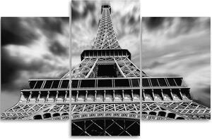 Gario Vászonkép Eiffel-torony Párizsban - 3 részes Méret: 60 x 40 cm