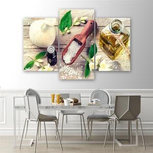 Gario Vászonkép Fuszerek a konyhában - 3 részes Méret: 60 x 40 cm