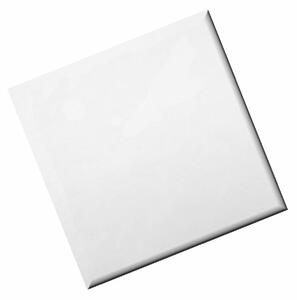 KERMA falpanel 12,5×12,5 cm fényes fehér színű műbőr falburkolat Space 002