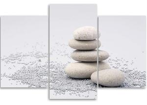 Gario Vászonkép Zen kövek - 3 részes Méret: 60 x 40 cm