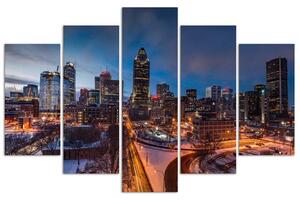Gario Vászonkép New York city télen - 5 részes Méret: 100 x 70 cm