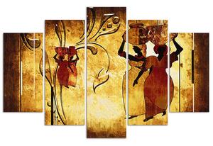 Gario Vászonkép Afrikai nok - 5 részes Méret: 100 x 70 cm