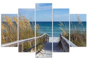 Gario Vászonkép Lemegyek a strandra - 5 részes Méret: 100 x 70 cm