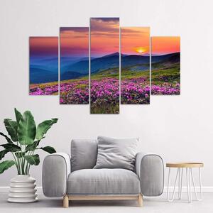 Gario Vászonkép Sunrise - 5 részes Méret: 100 x 70 cm